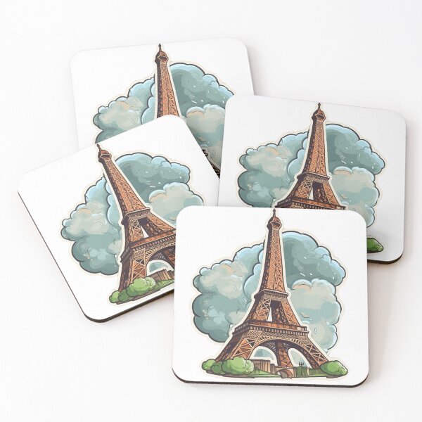 Item preview, Eiffel Tower sticker designed and sold by PAPER&PEXELS.