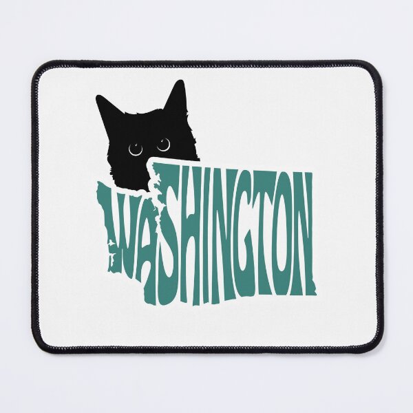 Item preview, Cat Loves Washington | State Pride Shirt for Pet Lovers designed and sold by GoblinBoutique.