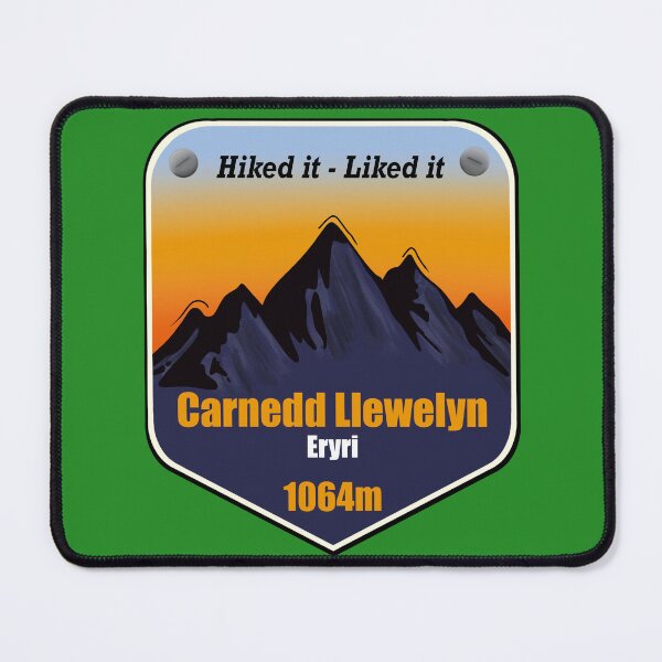 Item preview, Carnedd Llewelyn Eryri snowdonia summit hiked designed and sold by SoulTrekking.