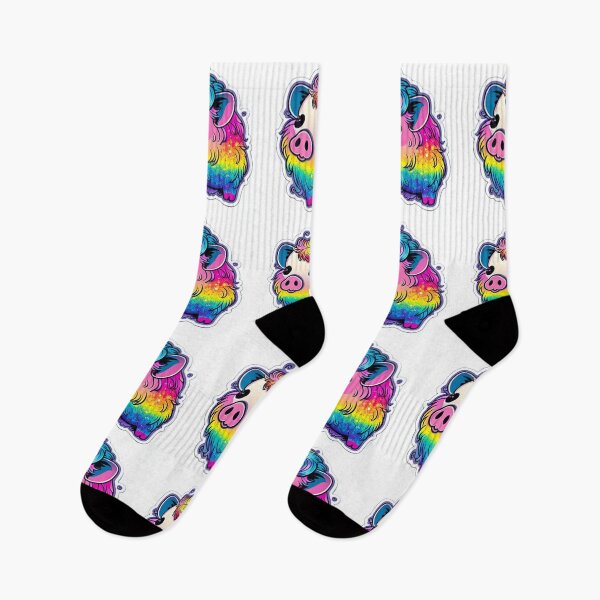 Item preview, Rainbow Ham: A Colorful and Cheery Oink designed and sold by GhostIV.