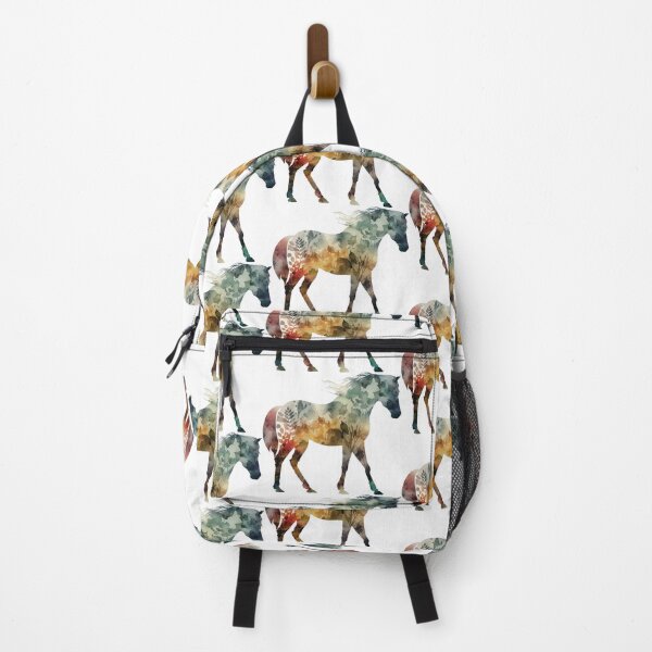 Item preview, Un caballo de acuarela estampado bohemio de la naturaleza - Boho Animals designed and sold by GVRDesign.