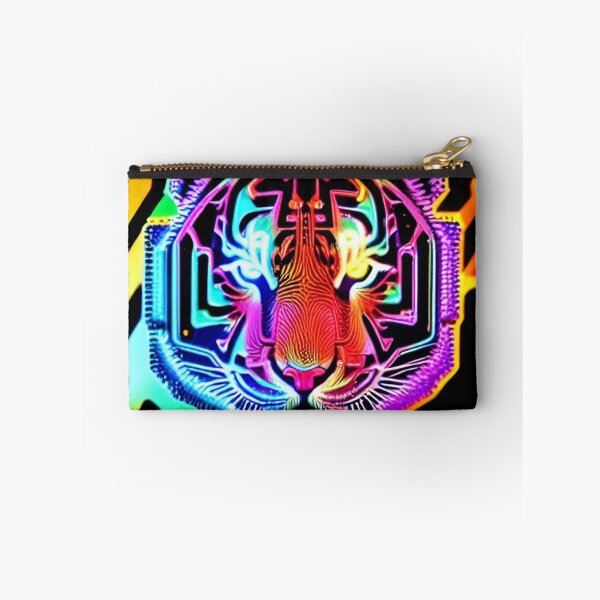 Item preview, Trippy Psychedelic Neon Tigers 11 designed and sold by Benito Del Ray.