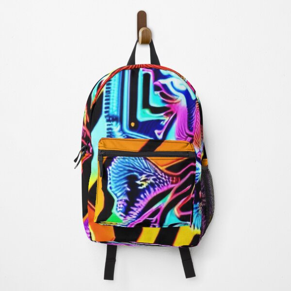 Item preview, Trippy Psychedelic Neon Tigers 11 designed and sold by Benito Del Ray.
