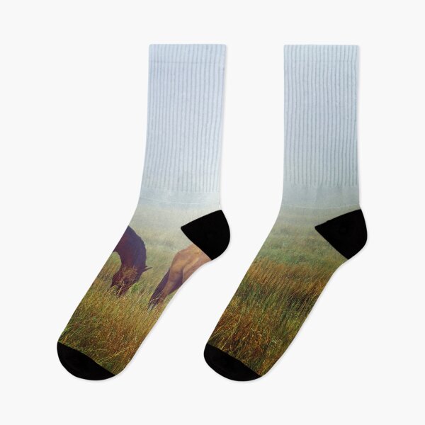 Item preview, Foggy Morning Grazing designed and sold by alanathrower.