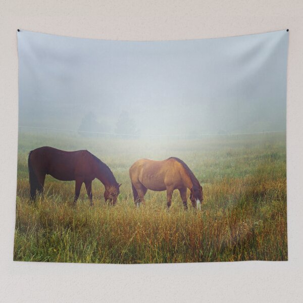 Item preview, Foggy Morning Grazing designed and sold by alanathrower.