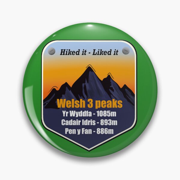 Item preview, Welsh 3 peaks challenge Eryri snowdonia Brecon Beacons summit hiked designed and sold by SoulTrekking.