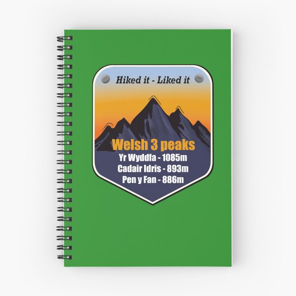 Item preview, Welsh 3 peaks challenge Eryri snowdonia Brecon Beacons summit hiked designed and sold by SoulTrekking.
