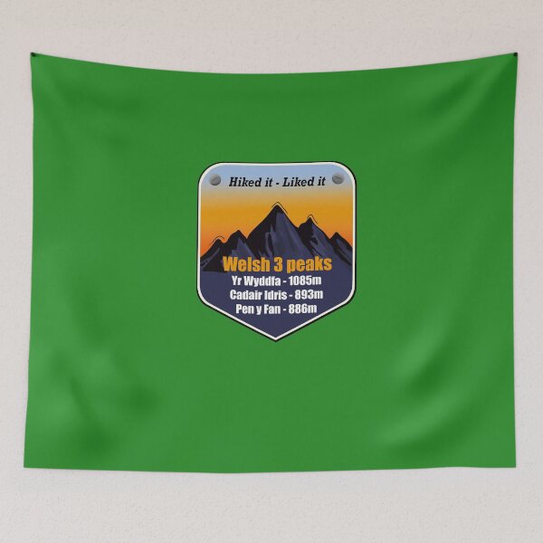Item preview, Welsh 3 peaks challenge Eryri snowdonia Brecon Beacons summit hiked designed and sold by SoulTrekking.