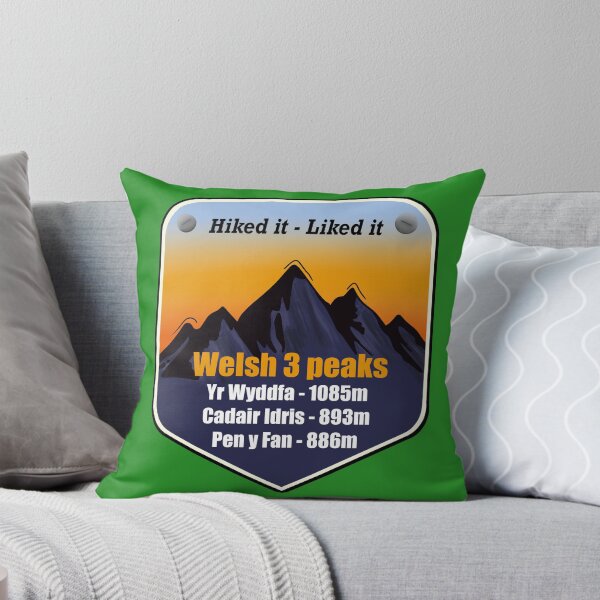 Item preview, Welsh 3 peaks challenge Eryri snowdonia Brecon Beacons summit hiked designed and sold by SoulTrekking.