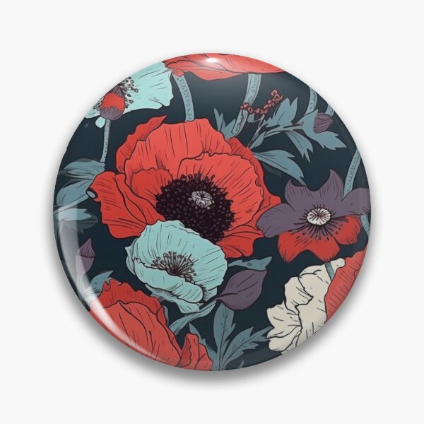 Item preview, Poppy Dreams: A Floral Symphony of Beauty in a Flower Pattern designed and sold by BiancaStPaul.