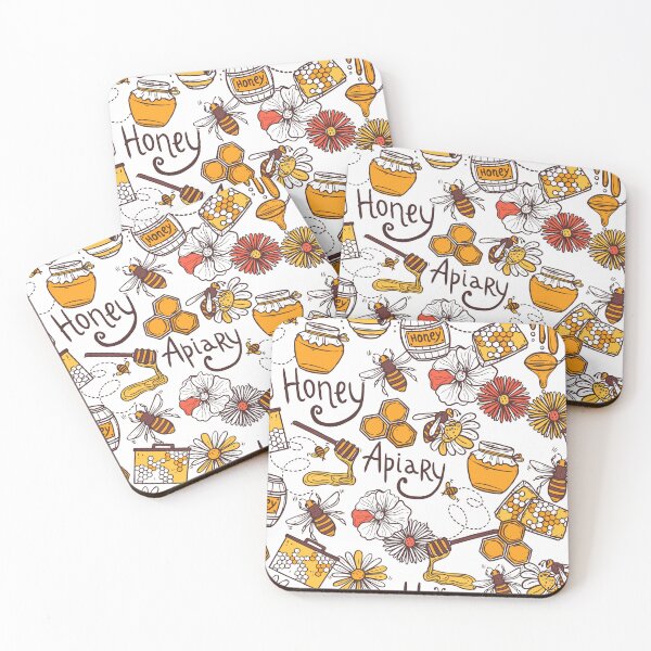 Item preview, Honey Lots Of Bees Pattern designed and sold by Binohshop.