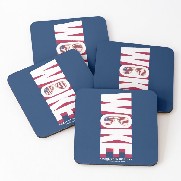 Item preview, PMD00874 Progressive Movement Designs Woke design shows you are woke and support progressive goals for progressive Democrats Independents and Bernie Sanders supporters designed and sold by ProgressiveLeft.