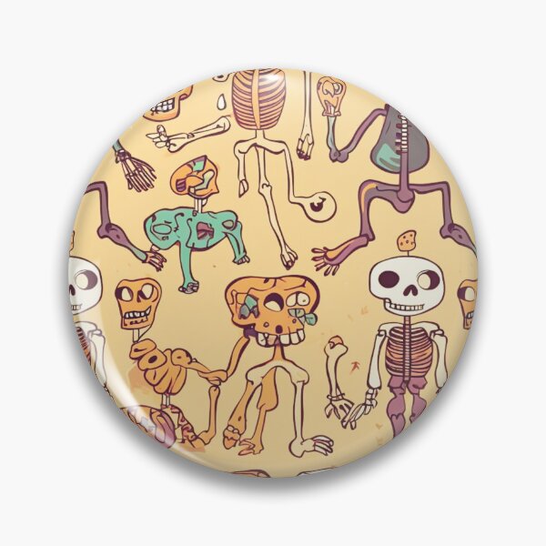 Item preview, Cute Cartoon Skeleton Pattern Art Design #20 designed and sold by Pexelpanoramas.