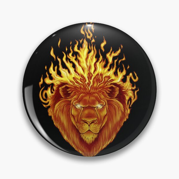 Item preview, Lion Flaming Mane designed and sold by Robbgoblin.