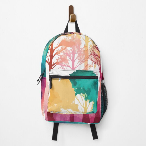 Item preview, A Forest in Vibrant Colors - Watercolor Trees and Leaves designed and sold by GVRDesign.