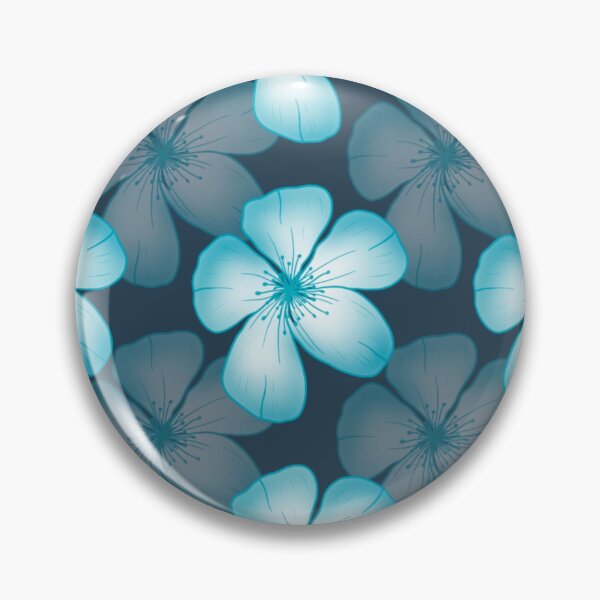 Item preview, Apple Blossom Floral - Blue designed and sold by JaselviiStudio.