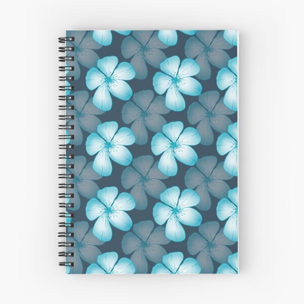 Item preview, Apple Blossom Floral - Blue designed and sold by JaselviiStudio.