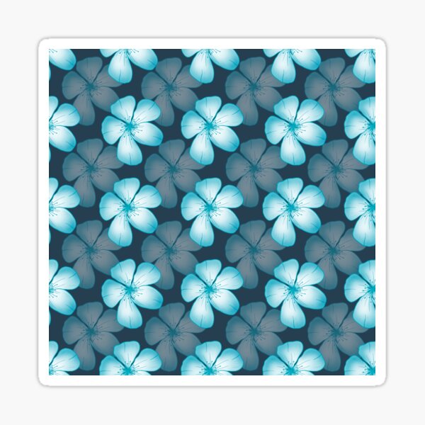 Item preview, Apple Blossom Floral - Blue designed and sold by JaselviiStudio.