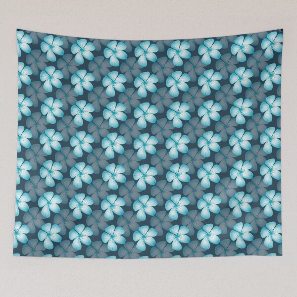Item preview, Apple Blossom Floral - Blue designed and sold by JaselviiStudio.