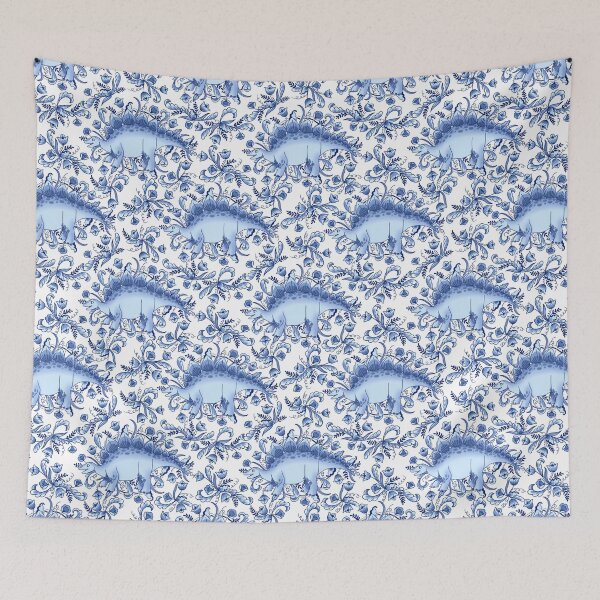 Item preview, Stegosaurus in Tulips designed and sold by mikaelaK.