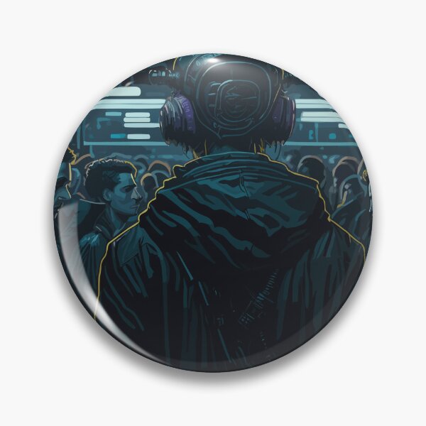 Artikelvorschau, Futuristisches Cyberpunk-Stadtbild bei Nacht - digitale Kunst entworfen und verkauft von Diegos-.