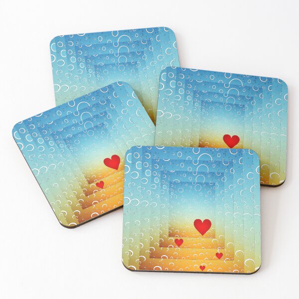 Item preview, Ascending Love Red Heart Love Art designed and sold by Sharon Cummings Art.