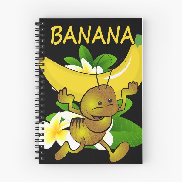 Item preview, Hormiga con banana y flores designed and sold by WorkerAnts.
