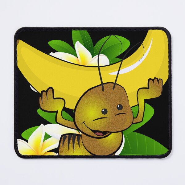 Item preview, Ant with banana and flowers designed and sold by WorkerAnts.