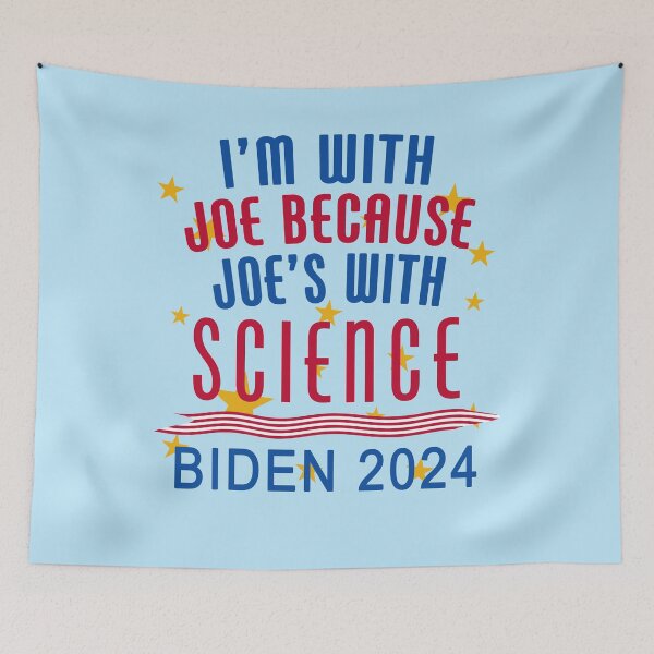 Artikelvorschau, Biden 2024 Wiederwahl Biden, weil Wissenschaft entworfen und verkauft von LoveAndDefiance.