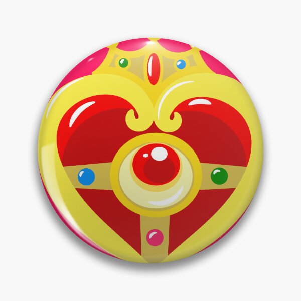 Item preview, Red heart brooch, sailor moon designed and sold by yessebel.