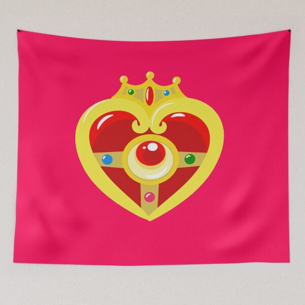 Item preview, Red heart brooch, sailor moon designed and sold by yessebel.