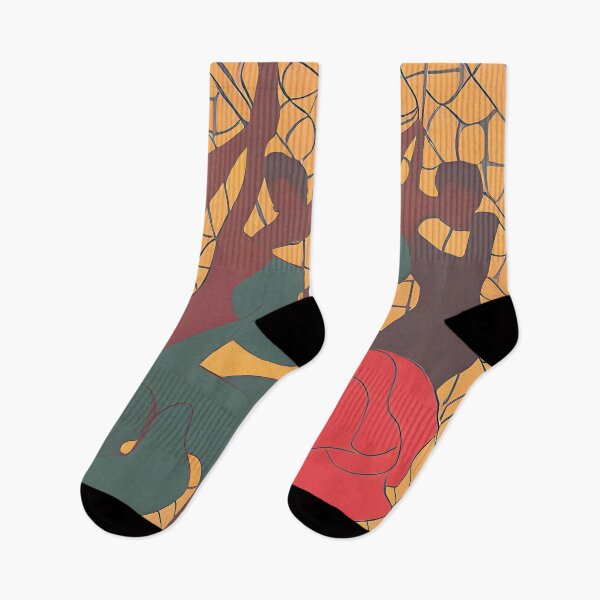 Item preview, Dancing Against Swirling Abstract Shapes designed and sold by The Bubble 1307.