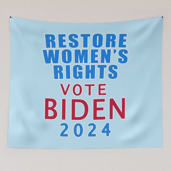 Item preview,  Biden 24 REELECT BIDEN to RESTORE WOMENS RIGHTS designed and sold by LoveAndDefiance.