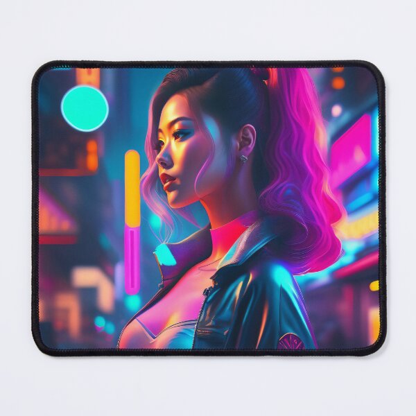 Item preview, Synthwave Neon Japanese Cyberpunk Style Digital Art designed and sold by AstonishingArts.
