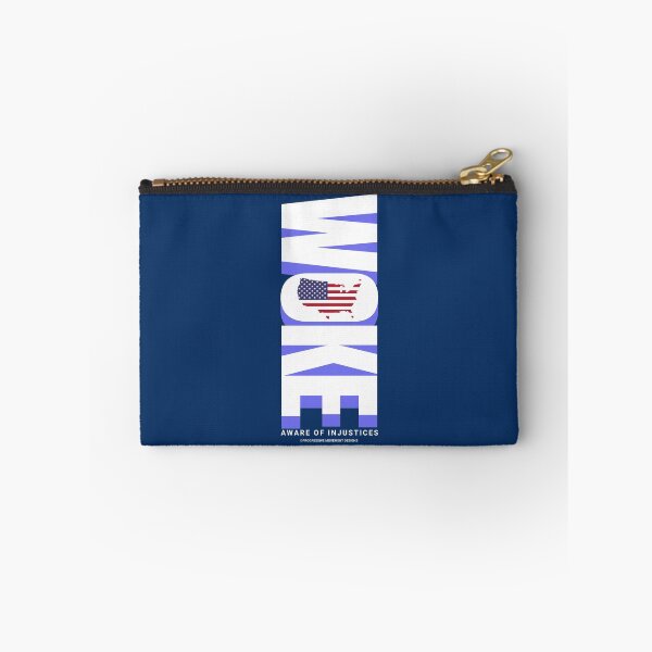 Item preview, PMD00878 Progressive Movement Designs Woke American Flag design shows you are woke and patriotic and support progressive goals for progressive Democrats Independents and Bernie Sanders supporters designed and sold by ProgressiveLeft.