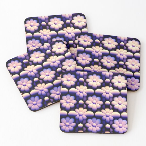 Item preview, Purple 3D Flowers designed and sold by internetfarmer.