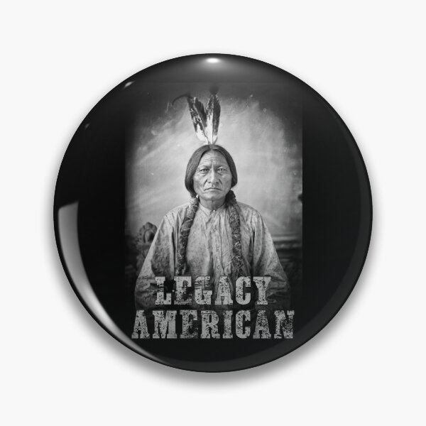 Item preview, Legacy American with Sitting Bull vintage poster designed and sold by Signs for Dark Times.
