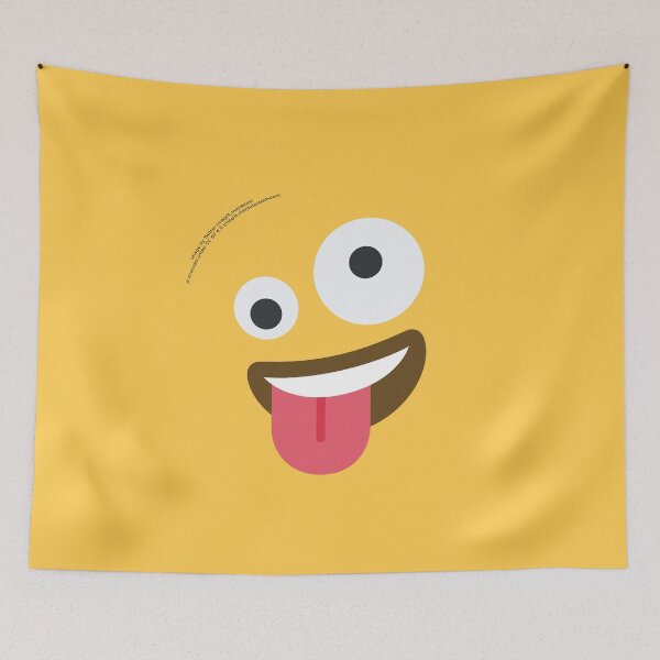 Item preview, Zany Face Emoji designed and sold by VeryRandomShop.