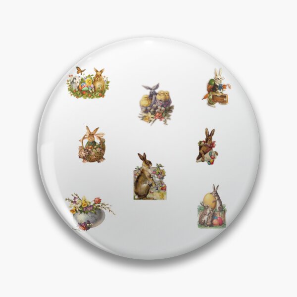 Item preview, Vintage Easter Bunnies, Eggs and Chicks  designed and sold by silviaol.