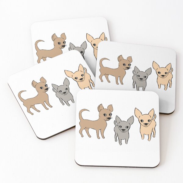 Artikelvorschau, Chihuahua-Chihuahuas - Chihuahua-Druck mit glattem Fell entworfen und verkauft von LittleBettyMakes.