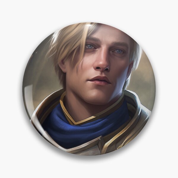 Vista previa del artículo con la obra «Príncipe Anduin», diseñado y vendido por WarHaven.