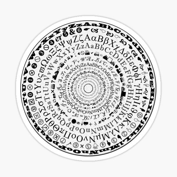 Fontastic Wheel Sticker