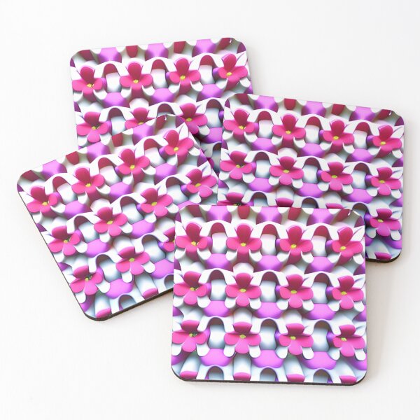 Item preview, Pink 3D Flowers designed and sold by internetfarmer.