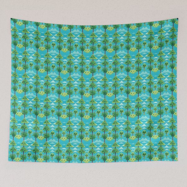 Item preview, Pixel Palm Trees designed and sold by PixelPatchwork.