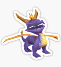 Spyro scrunching Sticker