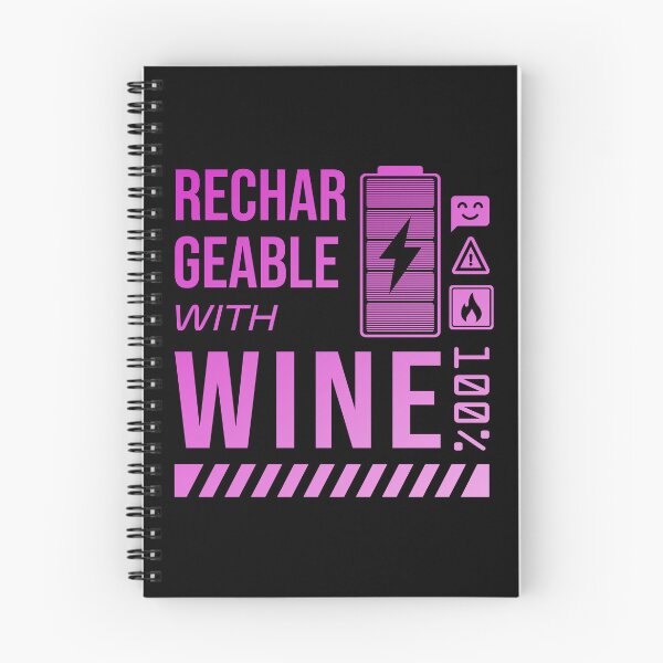 Item preview, Rechargeable with Wine - Pink Label designed and sold by forgottenfuture.
