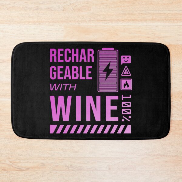Item preview, Rechargeable with Wine - Pink Label designed and sold by forgottenfuture.