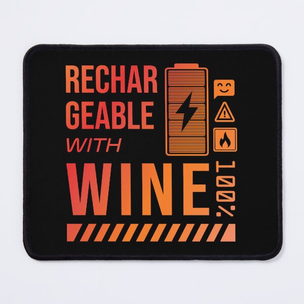 Item preview,  Rechargeable with Wine - Rusty Label designed and sold by forgottenfuture.