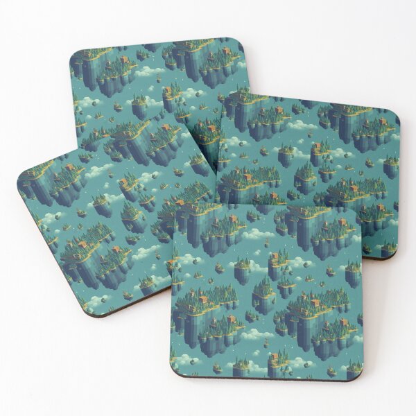 Item preview, Pixel Floating Isles designed and sold by PixelPatchwork.