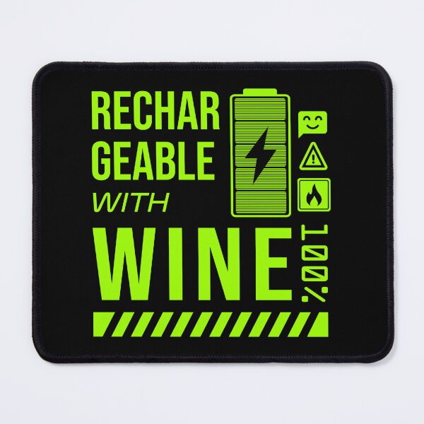 Item preview, Rechargeable with Wine - Green Label designed and sold by forgottenfuture.